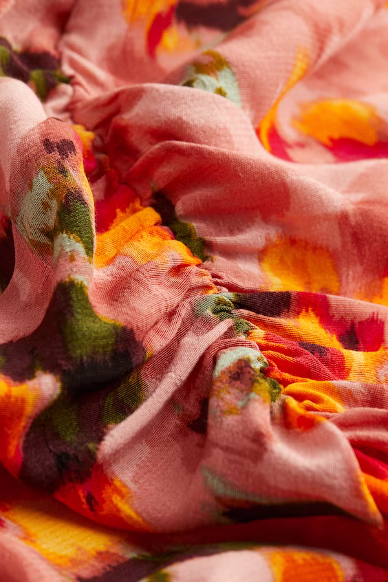 Платье с драпировкой из вискозы