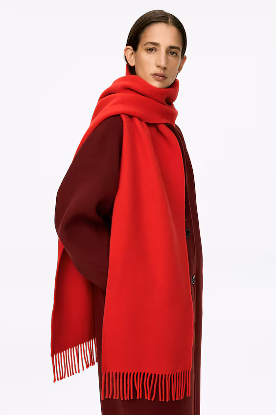 Шерстяной шарф