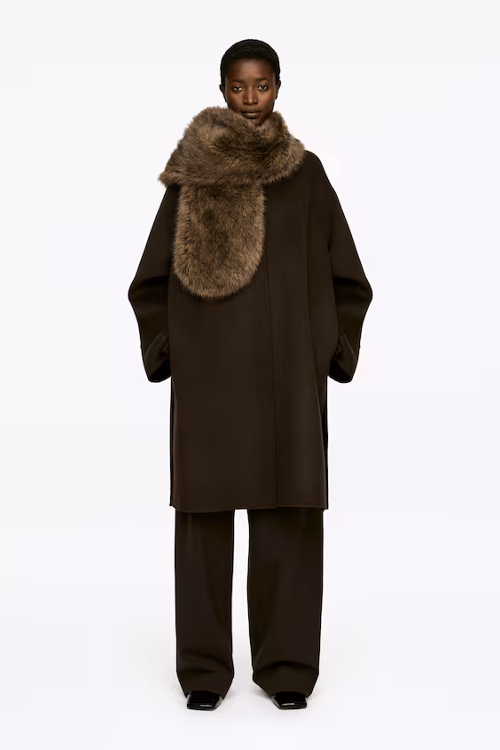 Шарф из искусственного меха