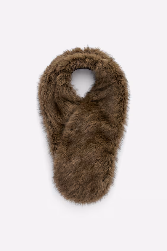 Шарф из искусственного меха