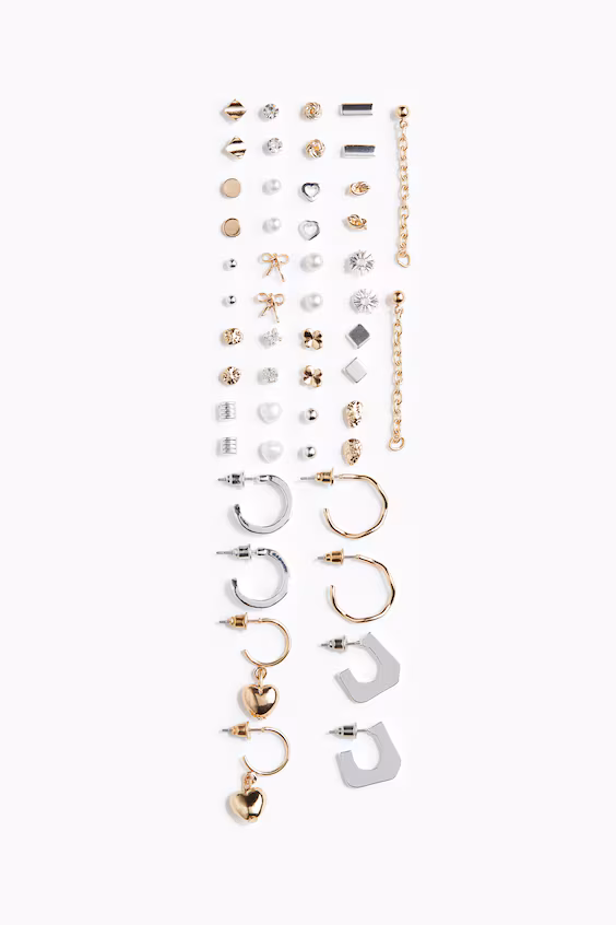 25 пар серег