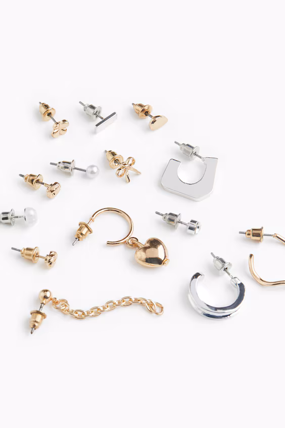 25 пар серег