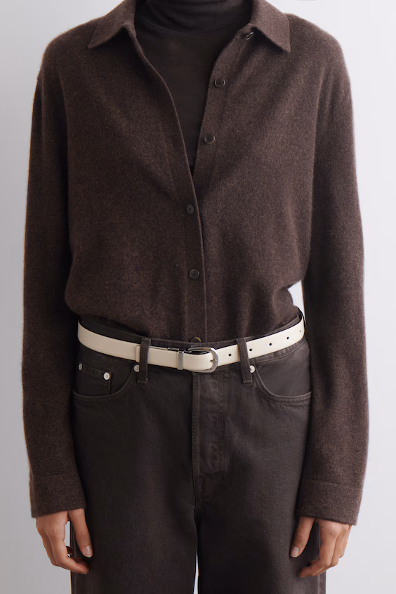 Реверсивный кожаный ремень