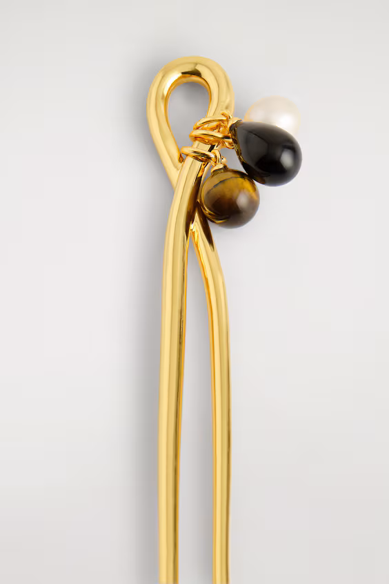 Заколка для волос с подвеской