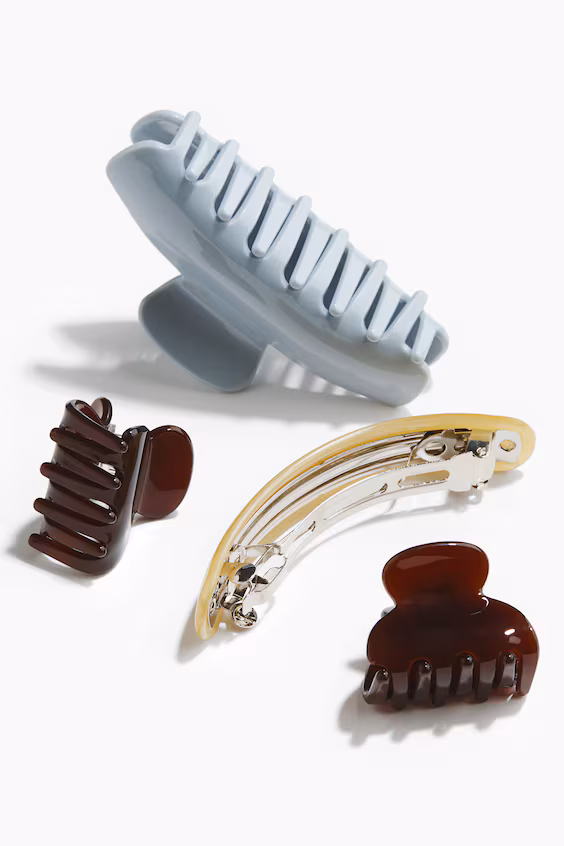 Набор из 4 заколок для волос