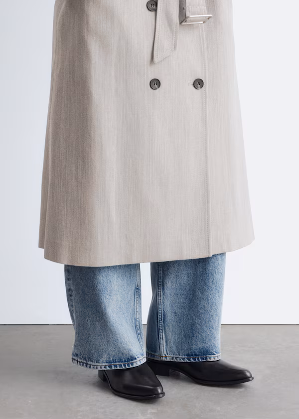 Ботильоны chelsea из кожи с узким носком