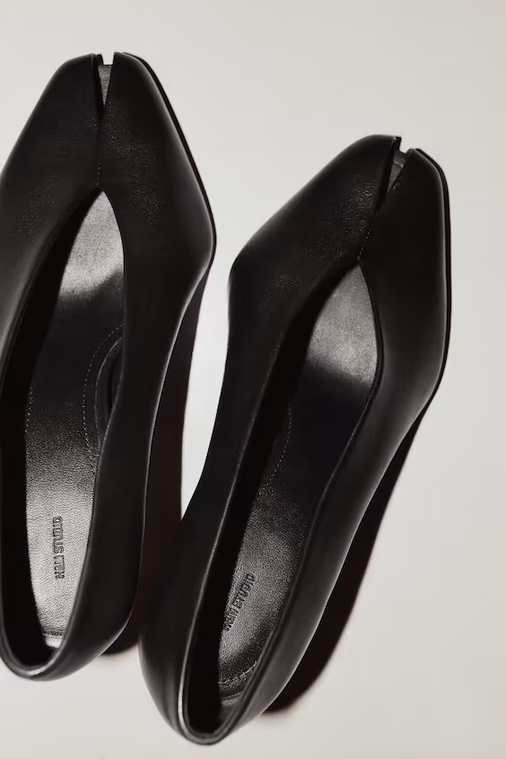 Классические кожаные туфли h&m