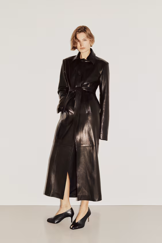 Классические кожаные туфли h&m