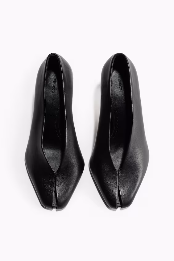 Классические кожаные туфли h&m