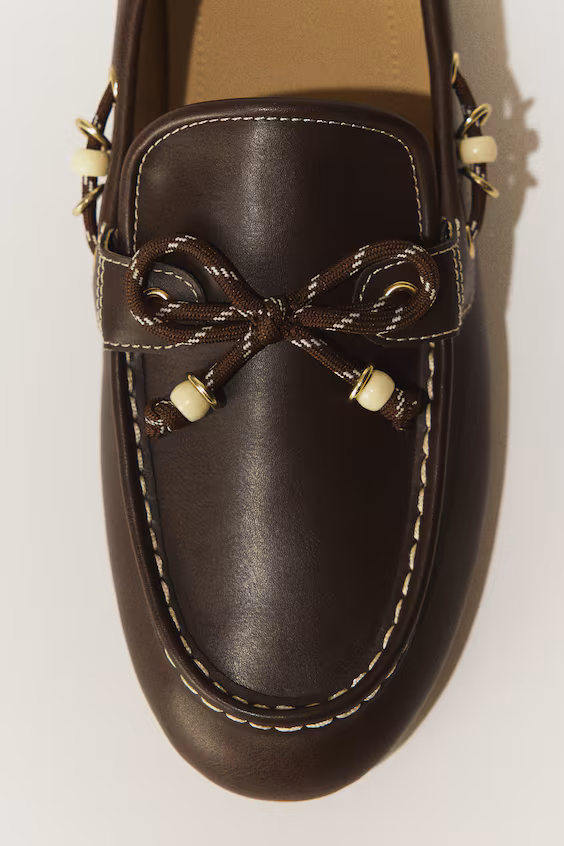 Мокасины из кожи