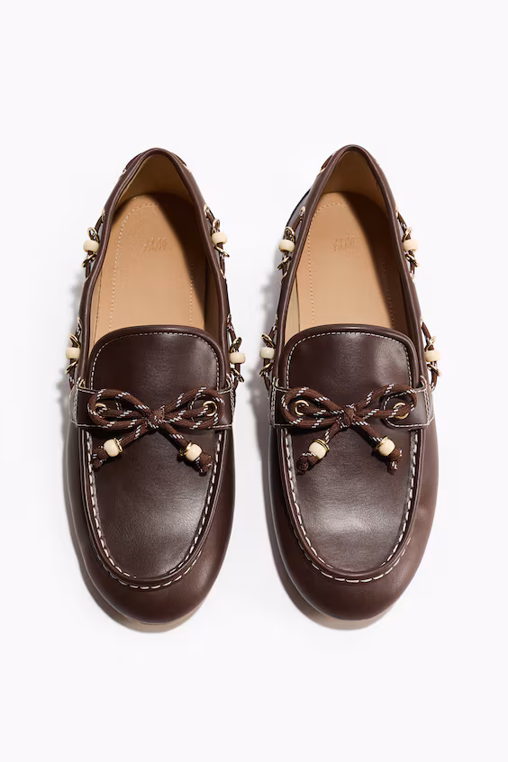 Мокасины из кожи