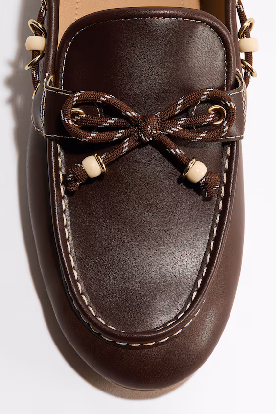 Мокасины из кожи