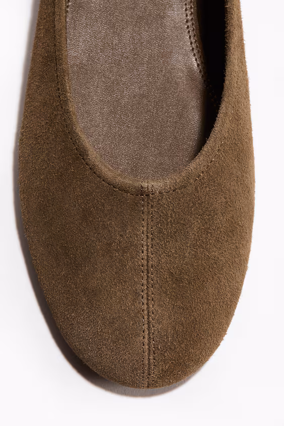 Сабо из замши h&m