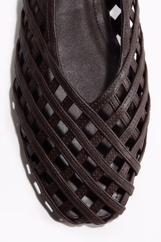 Сабо с плетеным узором h&m