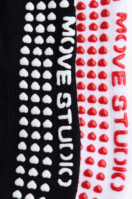 2 пары носков с антискользящим покрытием для спорта