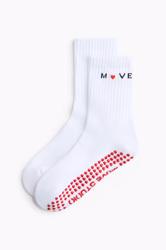 2 пары носков с антискользящим покрытием для спорта