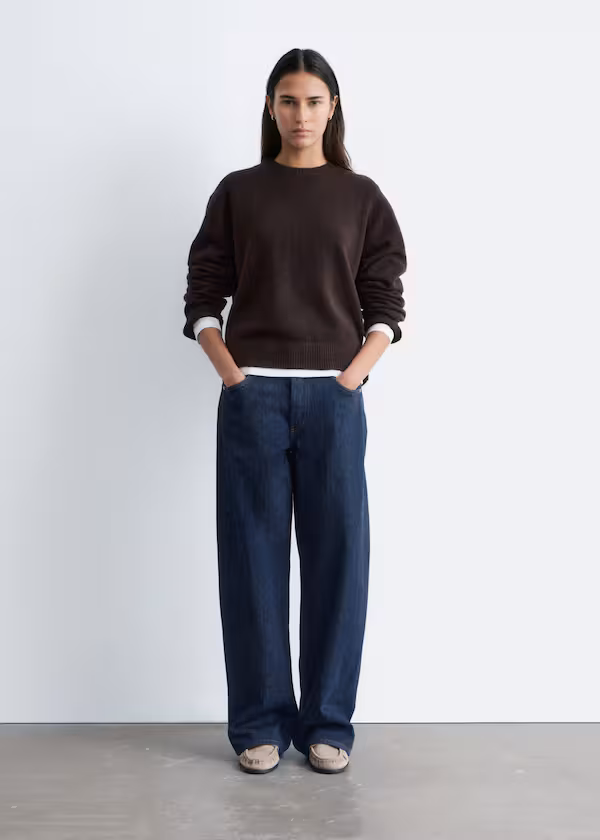 Свитер квадратного кроя