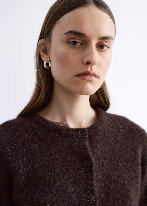 Кардиган из альпаки