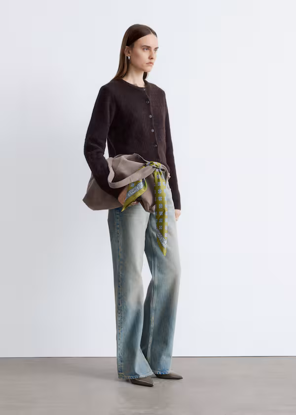 Кардиган из альпаки