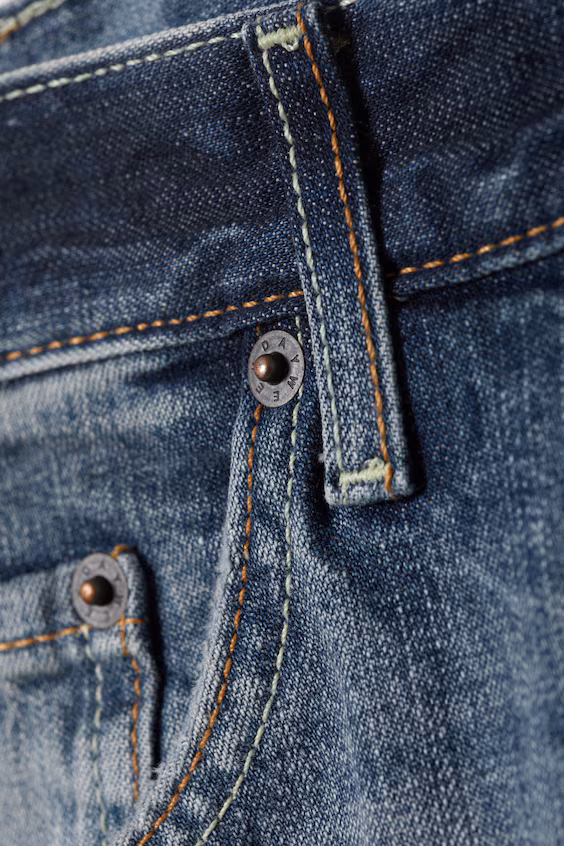 Джинсы унисекс astro mid rise свободного покроя