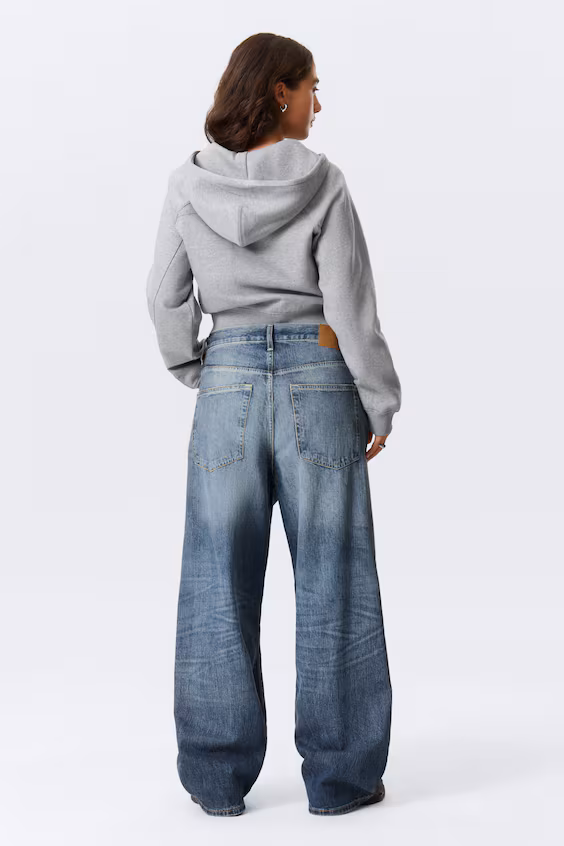 Джинсы унисекс astro mid rise свободного покроя