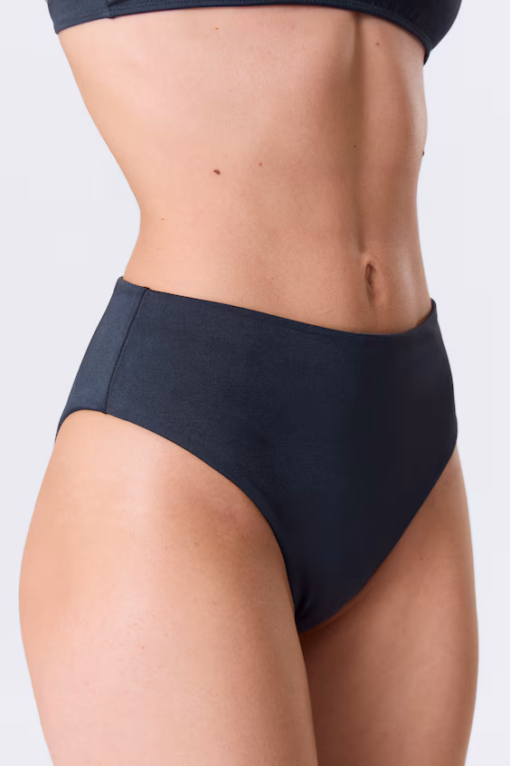 Бикини трусы с высокой талией и бразильским вырезом