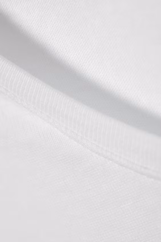 Топ с узким силуэтом из хлопка с длинным рукавом