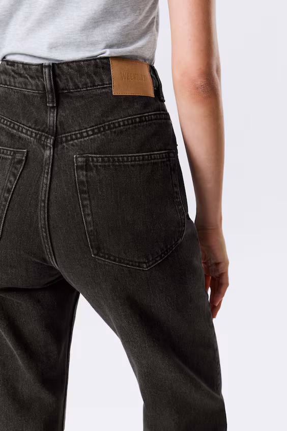 Прямые джинсы с высокой посадкой rowe