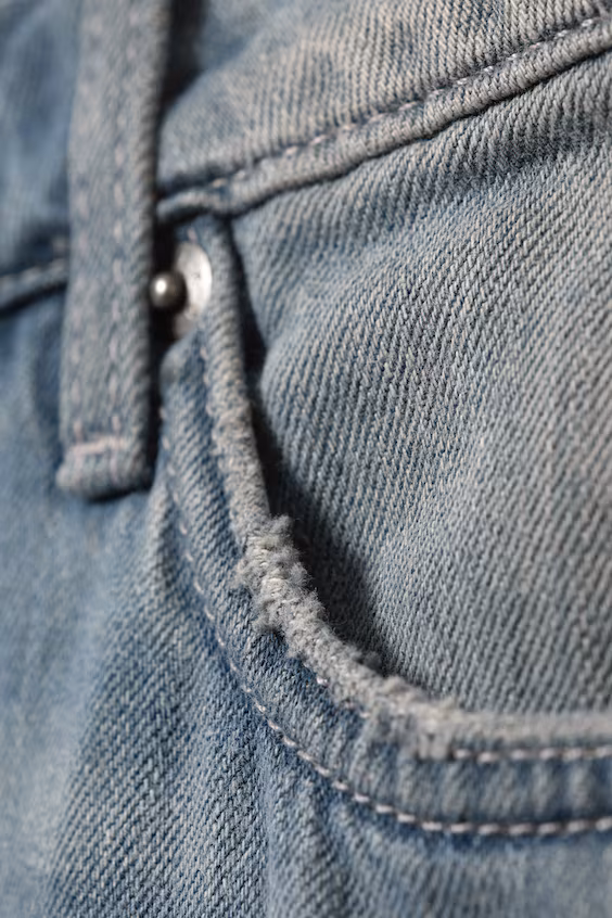 Широкие джинсы с низкой талией ample