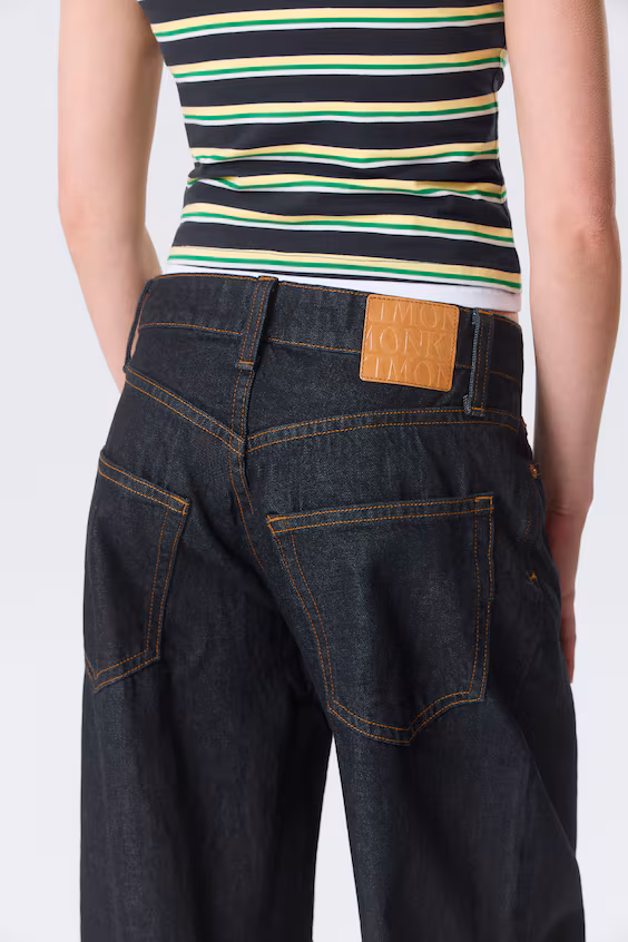 Джинсы baggy с низкой посадкой peggy