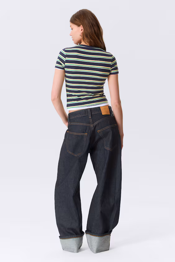 Джинсы baggy с низкой посадкой peggy