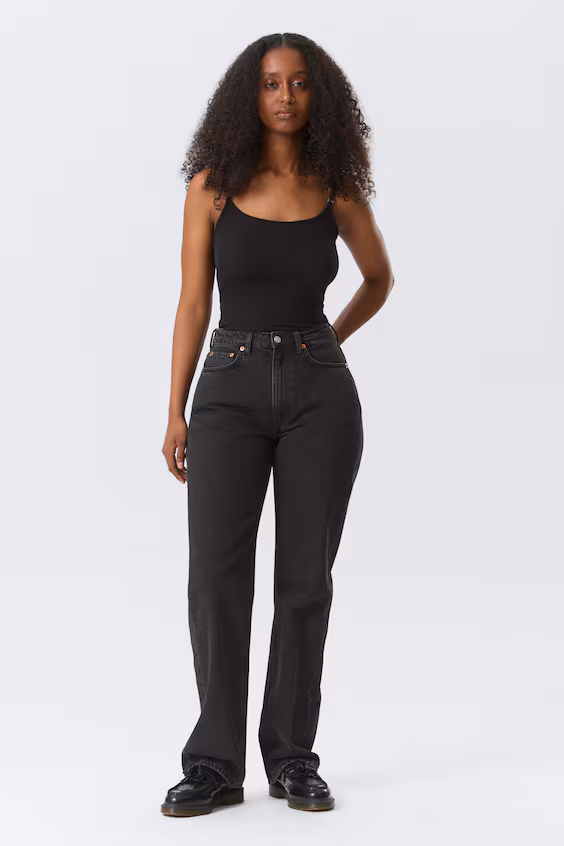 Джинсы с высокой посадкой resolute curve