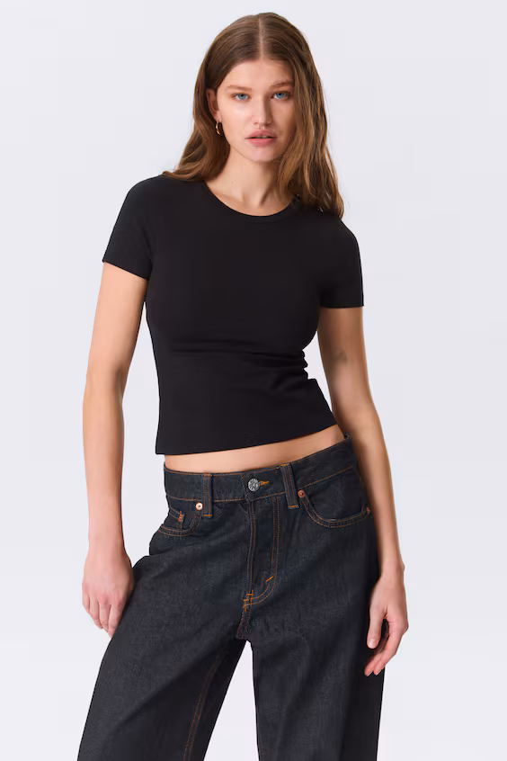 Футболка mini облегающая