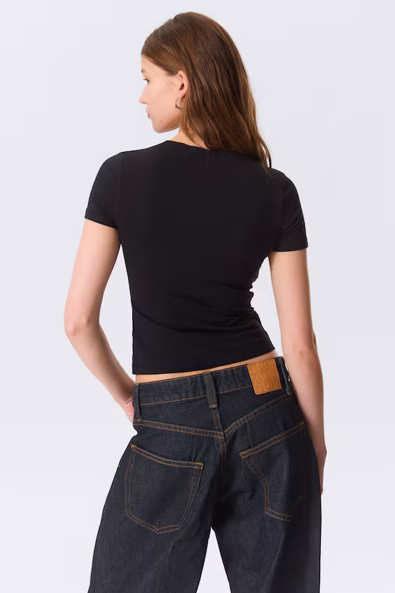 Футболка mini облегающая