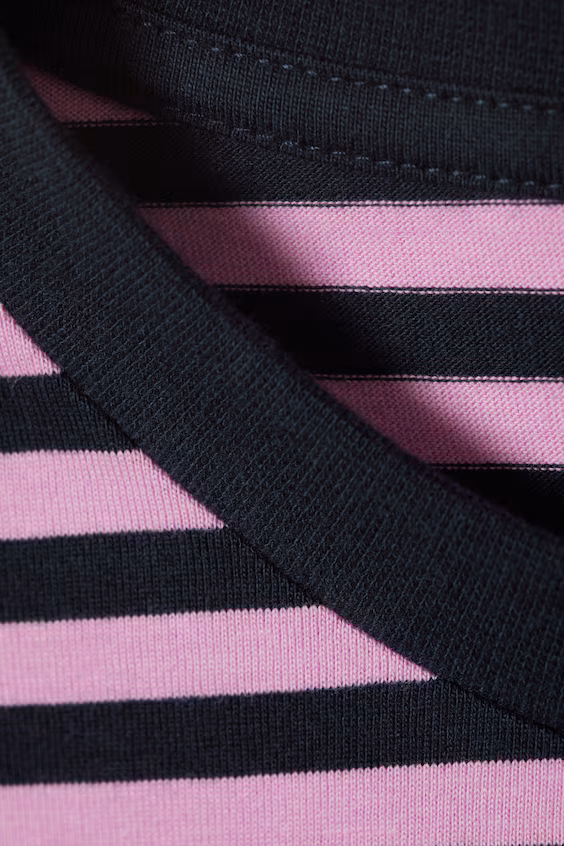 Футболка с длинным рукавом из хлопка