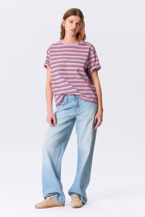 Футболка из хлопка в квадратном крое