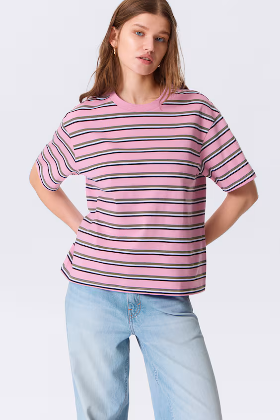 Футболка из хлопка в квадратном крое