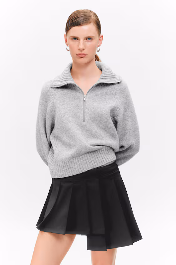 Миниюбка-оберег asymmetric plissada