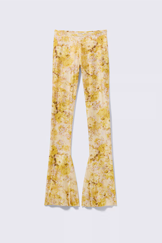 Брюки скинни с низкой посадкой из стрейча