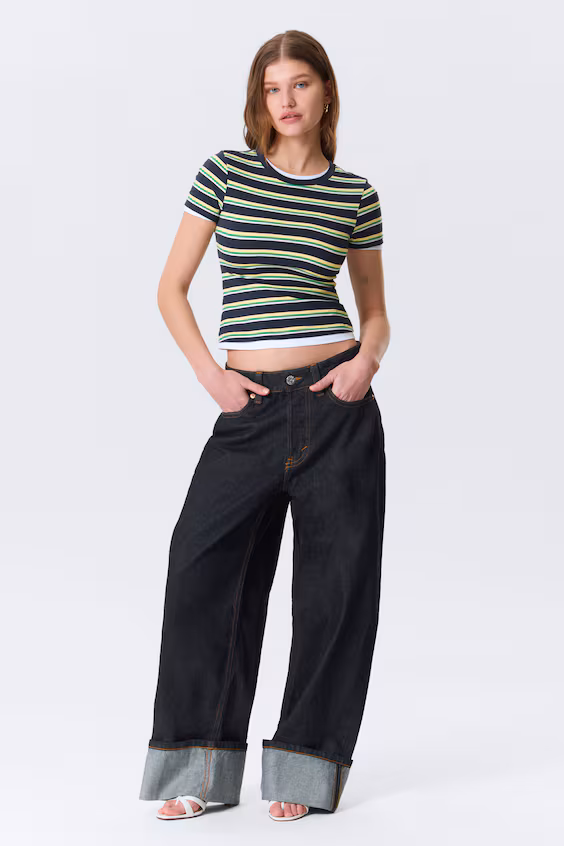 Узкая мини-футболка