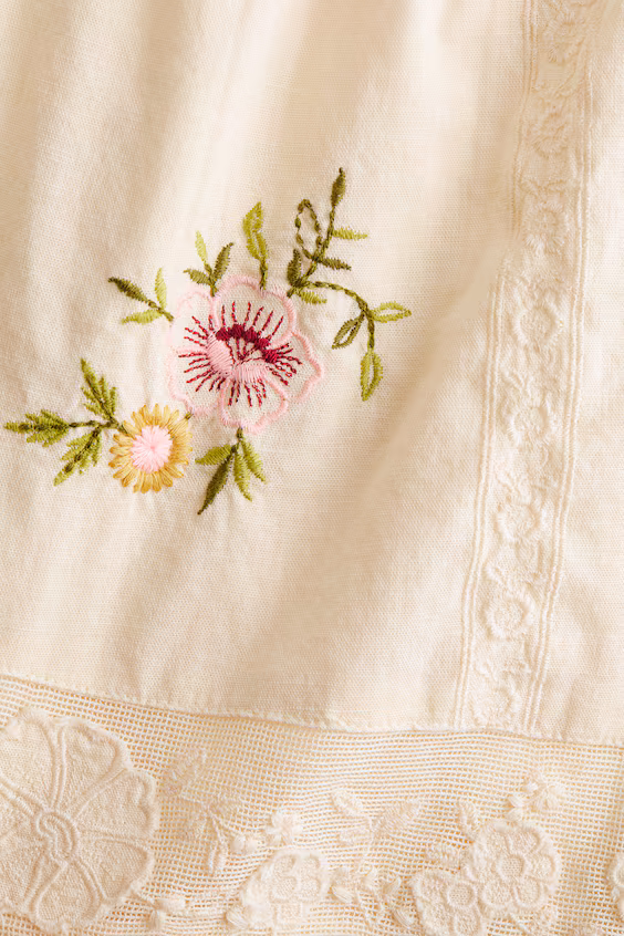 Пижамные шорты из льняной смеси