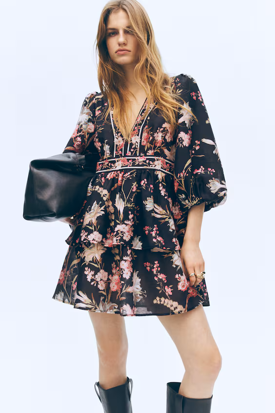 Платье из льняной смеси