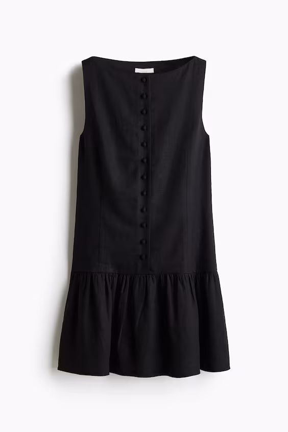 Платье из льняной смеси