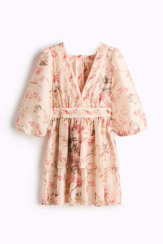 Платье из смеси льна