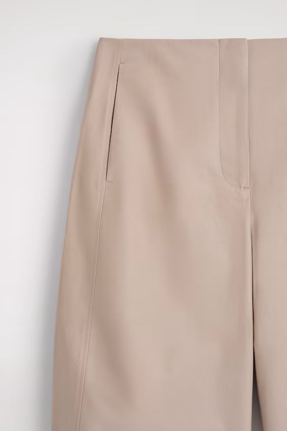 Хлопковые брюки с укороченным барабаном