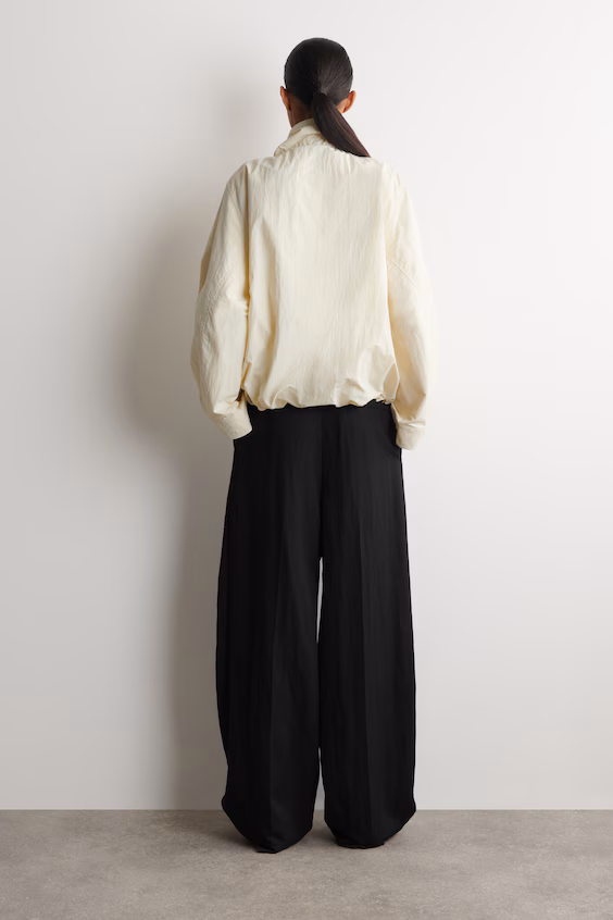 Куртка из нейлона с воротником-стойкой