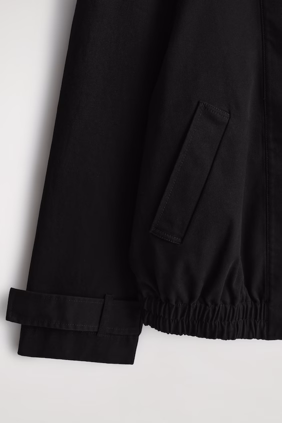 Хлопковая куртка с круглым кроем