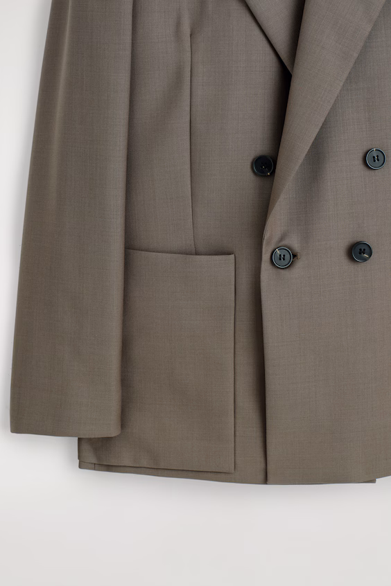 Пиджак на пуговицах из шерсти