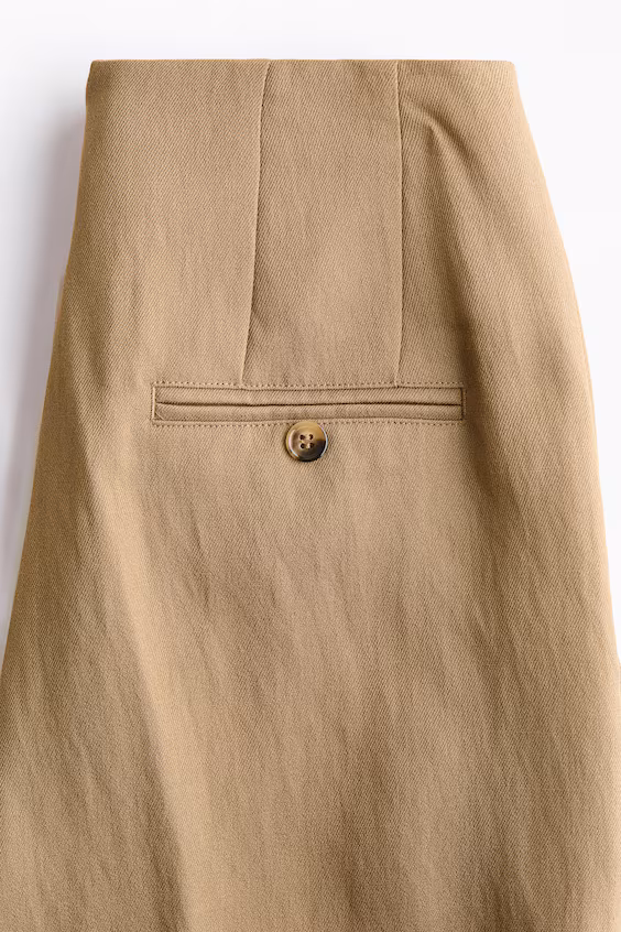 Классические брюки из хлопкового штапеля