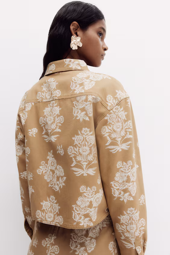 Функциональная рубашка из хлопкового саржева